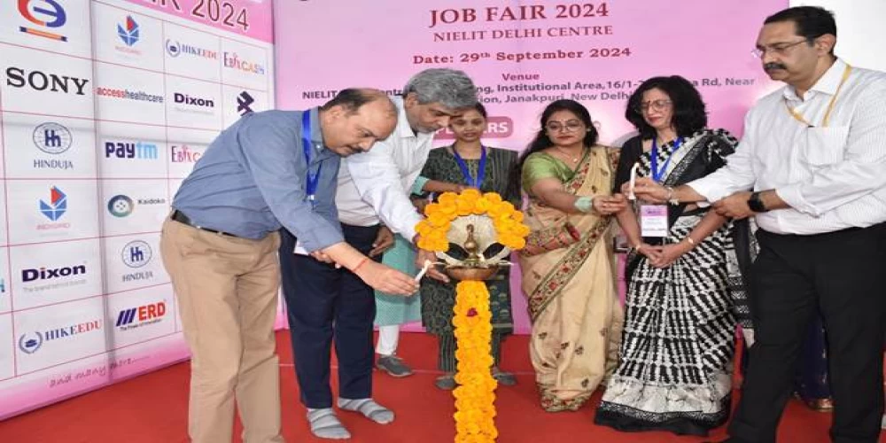 National Institute of Electronics & Information Technology organises its Job Fair 2024- “Yuva Rojgar Mela” in Delhi National Institute of Electronics & Information Technology organises its Job Fair 2024- “Yuva Rojgar Mela” in Delhi